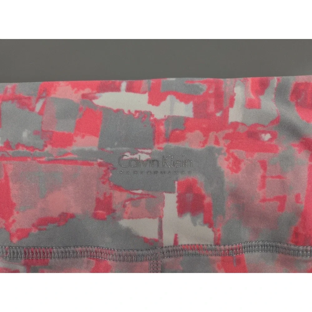 Calvin Klein Performance XL Leggings Yoga Athletic Exercise Abstract Print Chic
